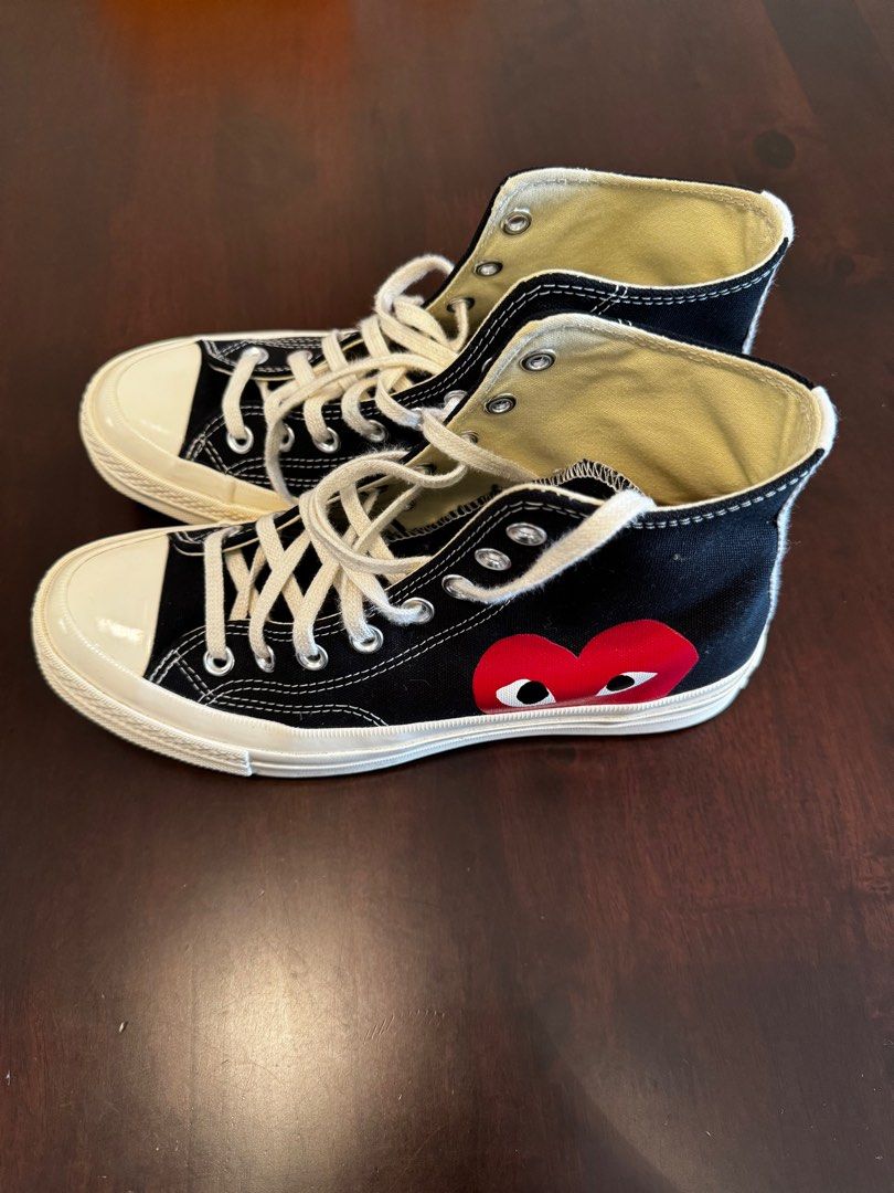 Converse Comme Des Garcons High 7 Mens 9 Womens Men s Fashion Footwear Sneakers on Carousell