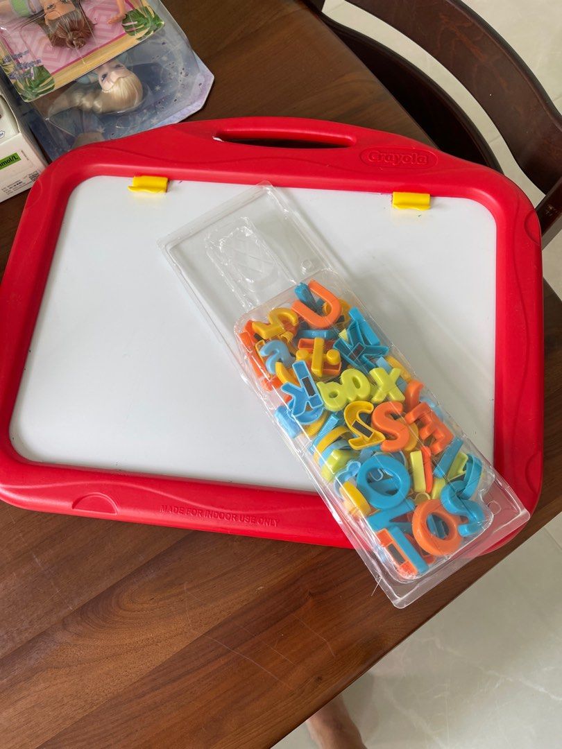 Crayola magnetic alphabet board, Hobbies & Toys, Toys & Games on Carousell