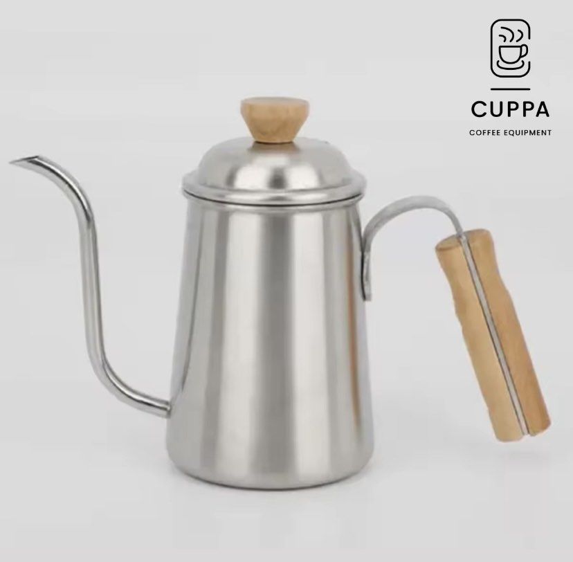 CUPPA : 600ML GOOSENECK PITCHER (Category: Pitchers & Dispensers) located in Las Pinas. Submitted by Karasell (Listing ID 1308043643, Image 1). Description: CUPPA — 600ML SILVER PITCHER MATERIAL : STAINLESS STEEL.