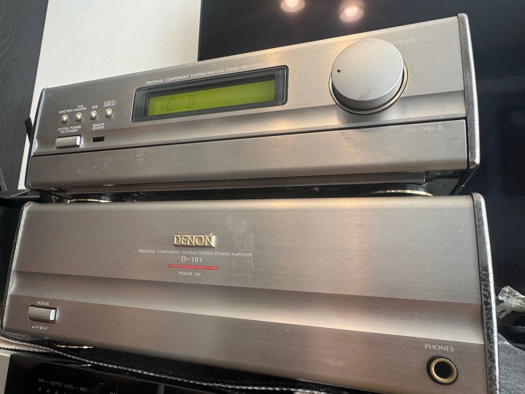 DENON D-101 プリアンプ D-101 の ラジオチューナー UTP-101