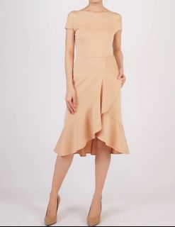 Deseo Clothing Off-Shoulder Wrap Skirt Dress (FREE SHIPPING)