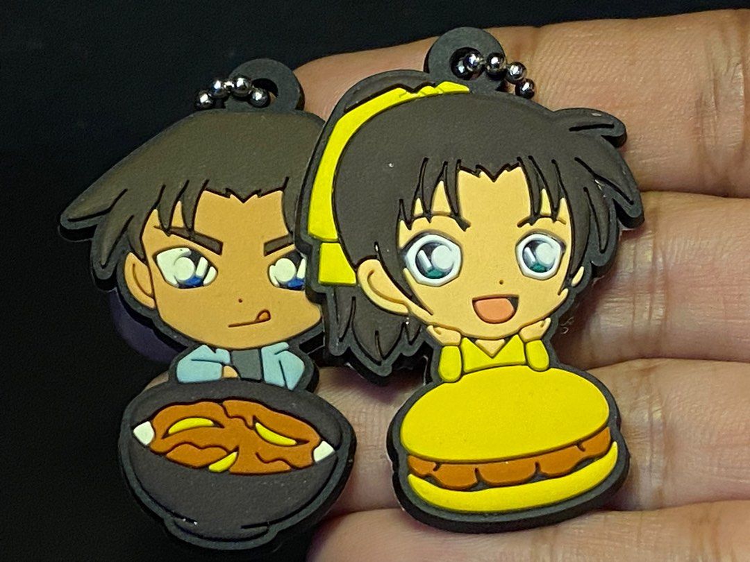 Detective Conan merch keychains and pin set (Category: Character Goods) located in Agoo. Submitted by collect12 (Listing ID 1307986649, Image 3). Description: Detective Conan merch keychains and pin set.
