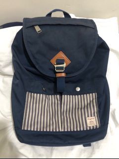 Doughnut Unisex Navy Blue Backpack Schoolbag Workbag
