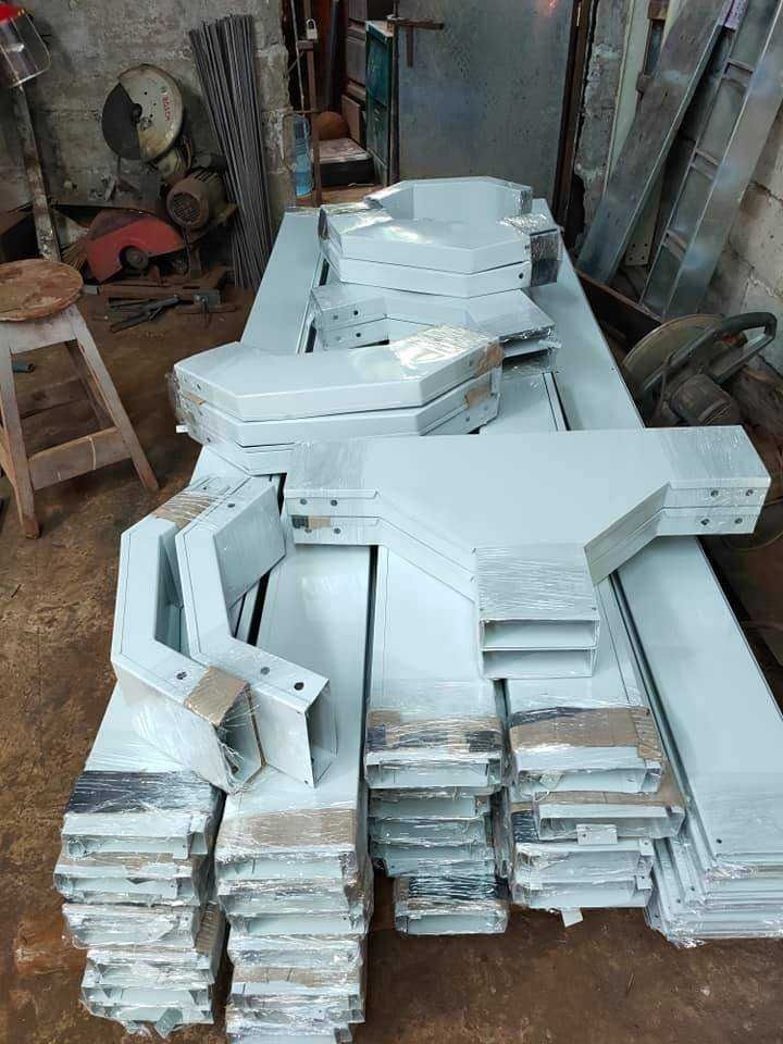 Elbows, Tee and Cable Trays perforated wireway type (Category: Construction & Building Materials) located in Bacoor. Submitted by calmtree.64bff5 (Listing ID 1308009704, Image 2). Description: DELIVERY OF THE DAY!!!! Supply and Fabrication of Elbows, Tee and Cable Trays perforated wireway type made in BI 1.5mm powder coated (Beige) finished complete with cover, bolts, nuts, washers and connectors for VALENZUELA client. Thank you for entrusting yo