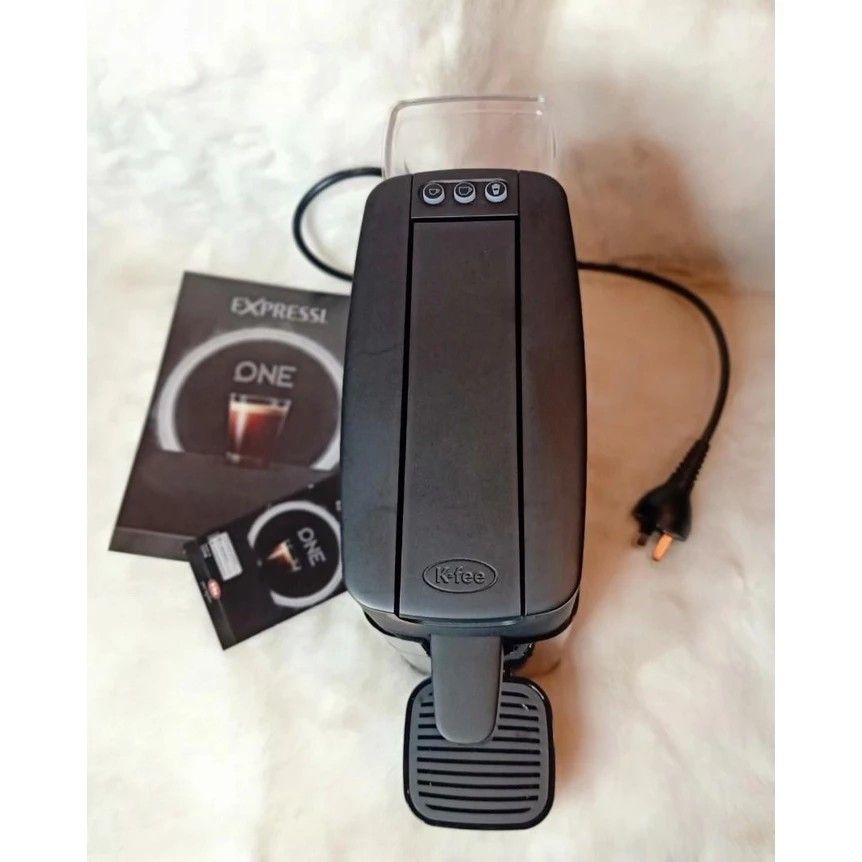 Expressi (coffee maker pods) (Category: Coffee Machines & Makers) located in Quezon City. Submitted by glezylda29.95 (Listing ID 1307991163, Image 2). Description: Expressi Multi-Beverage/Coffee Capsule Machine One K-fee ONE is considered by many to be an exquisite entrance into the world of barista-quality cafe drinks at home. Featuring the unique Duo Pressure technology, the ONE can create a delicious crema using your favorite K-fee compatible 