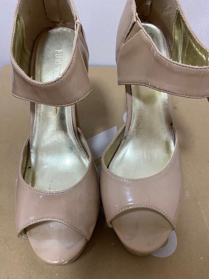Forever 21 beige heels store