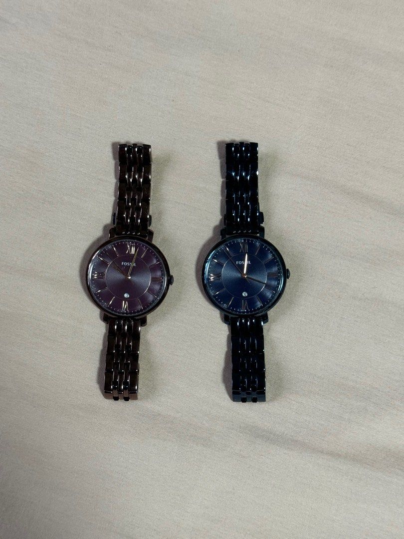 Fossil ES4094 Jacqueline Navy Blue Stainless Steel Ladies