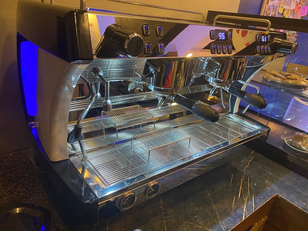 Gemilai CRM 3201 (Category: Coffee Machines & Makers) located in Quezon City. Submitted by calicoqc (Listing ID 1307981884, Image 2). Description: Coffee Machine for sale Model Gemilai CRM 3201 Voltage 220V, 50Hz Group Head 2 Groups Pressure 9 Bar Dimensions W850xH565xD525mm Comes with: Tamp Matt Espresso Funnel Shot Glasses Steaming Pitcher Milk Thermometer Knock Box Tamper 100ml Measuring Cup 500ml Measuring Cup Portafilter Stainless Stirrer 📍