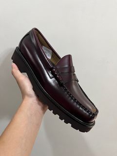 GH Bass Weejuns Larson 90s Penny Loafers Wine