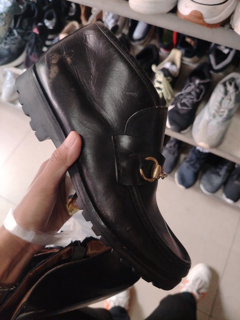 Gucci black shoes mens online