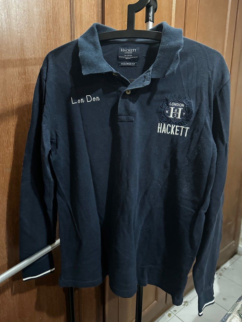 Hackett polo long sleeve store