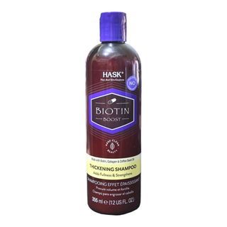 HASK Biotin Thickening Sulfate-Free Shampoo for All Skin Types with Biotin, Collagen, & Coffee 355mL
