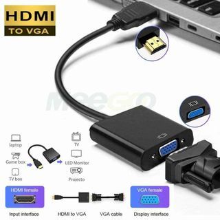 HDMI To VGA Adapter Cable | 1080p High Definition Computer VGA Interface Connection Cable