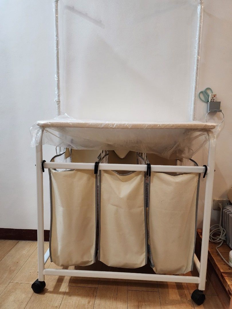 Heavy-duty Laundry and Iron Rack | Almost New (Category: Laundry Baskets) located in Mandaluyong City. Submitted by paushhstore (Listing ID 1308117820, Image 1). Description: Selling my Heavy-duty Laundry and Iron Rack from Locaipin. This will be disassembled upon pick up. Seldom used, bought this originally for P3500, the current brand new price is P3,085 + at least 300 shipping fee. selling this for only P2500, slightly negotiable. You'll have 