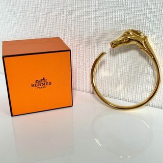Hermes bangle horse gold bracelet