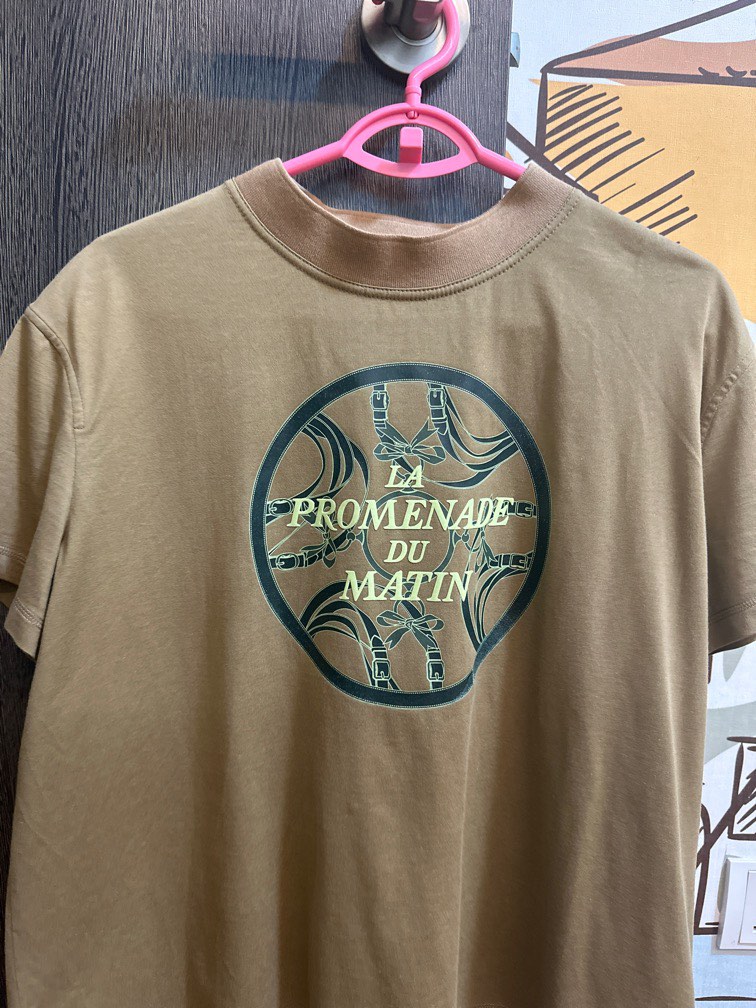 HERMES エルメス 2022AW アウトレット 朝の散歩 Tシャツ コットン