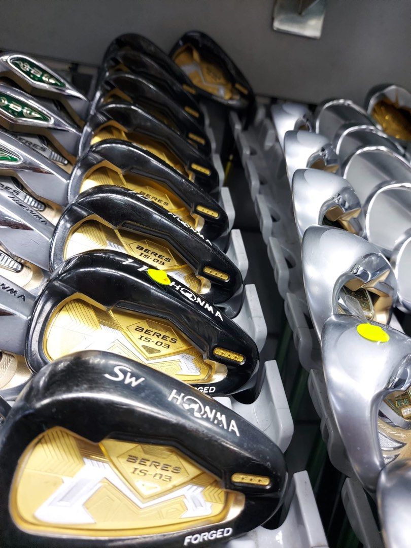 Honma Beres Black IS-03 3 STAR Golf Iron Set | #4-11,Sw | 9 pieces