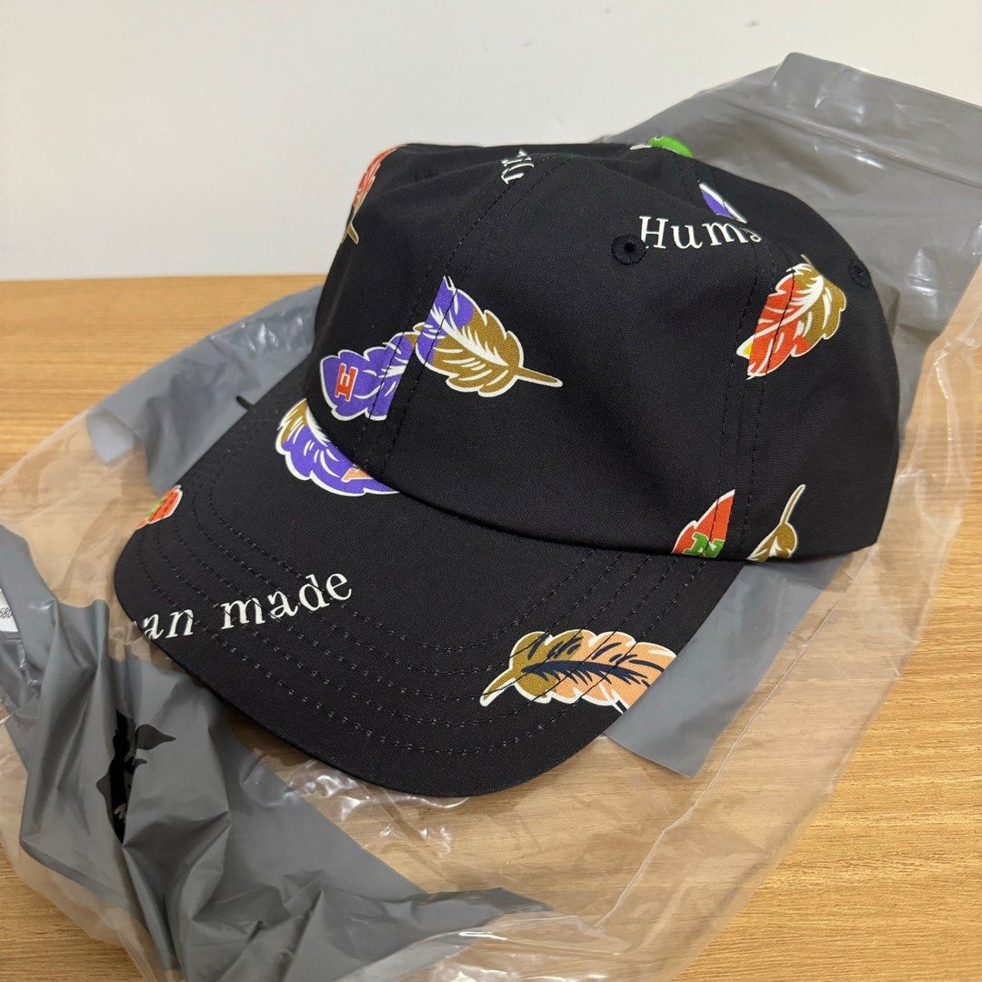 Human Made ❤️ 6 Panel Cap 帽｜黑色, 男裝, 手錶及配件, 棒球帽、帽 