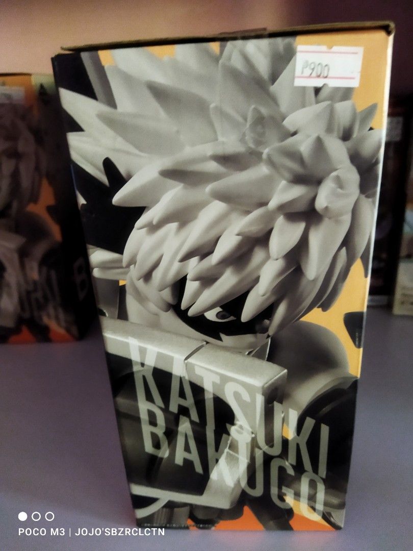 ICHIBAN Kuji BANDAI My Hero Academia Katsuki Bakuga Figure B (Category: Figurines & Statues) located in Cavite. Submitted by jojoscollection (Listing ID 1308101250, Image 2). Description: Brand New Unopened figure is in good condition actual photos are posted authentic from Japan +shipping fee MOP: Gcash MOD: J&T Express, Lalamove or Pickup. ( no SCO ) LOCATION: Dasmariñas, Cavite Happy collecting!.