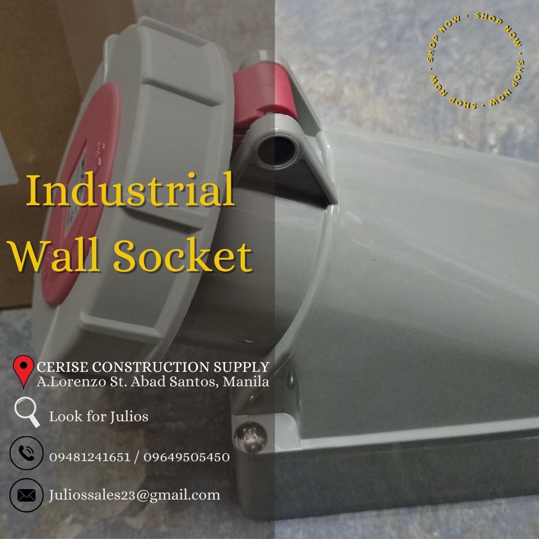 Industrial Wall Socket, Commercial & Industrial, Construction Tools ...