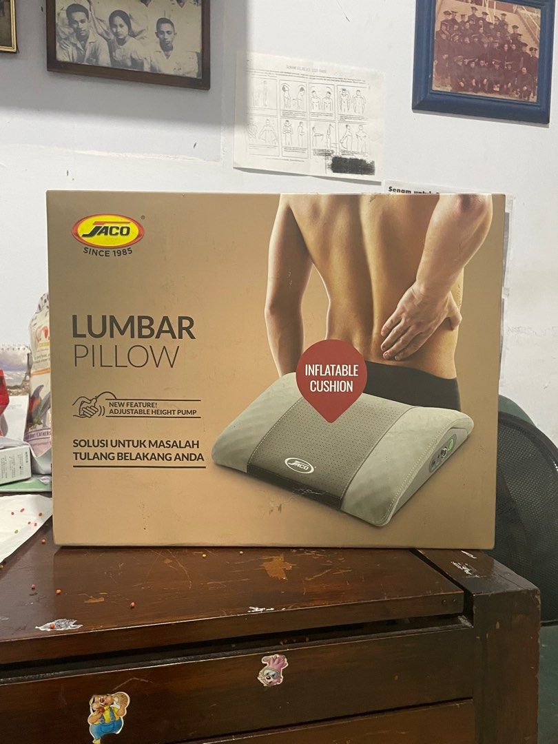 Jaco Lumbar Pillow Kesehatan Kecantikan Kulit Sabun Tubuh di Carousell