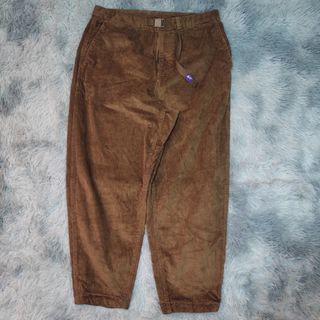 Japanese brand Ben Steven Baggy corduroy with belt tapered pants