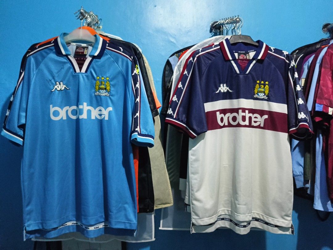ウェア Manchester City 97/99 Home 1997-99 Manchester City Home Shirt - 8/10 - (XL)