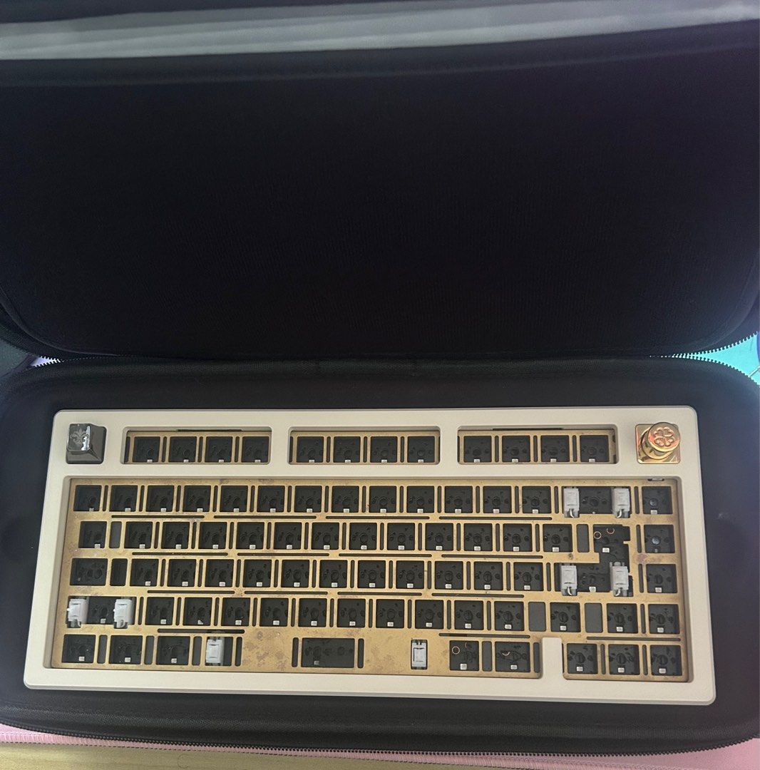 JRIS75 Milky White Chroma PVD Keyboard, Computers & Tech, Parts