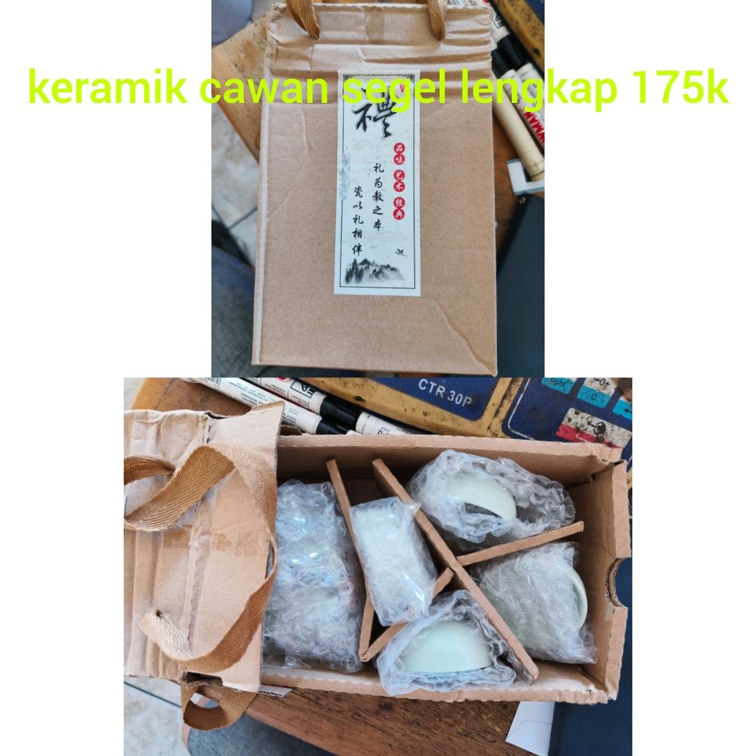 Keramik Cawan Fullset 175k, Kitchen & Appliances di Carousell