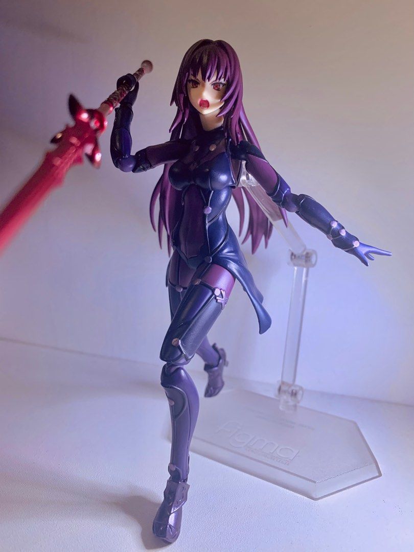 LANCER / SCÁTHAC — POP UP PARADE FIGMA (Category: Figurines & Statues) located in Las Pinas. Submitted by Karasell (Listing ID 1308027627, Image 3). Description: COMPLETE INCLUSION + BOX Price is negotiable ☺️ [ BIB / back in box ] from the game FATE/GRAND ORDER GOODSMILE COMPANY FIGMA LANCER — SCÁTHAC 381 INCLUDES : - box - instruction manual - figma stand - 2X shoulder armor ( BROKEN BALL JOINTS ) - 2X SPEARS - 3X faceplates: surprised, smile, 