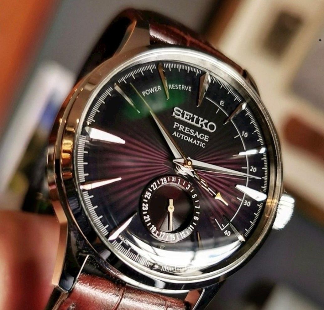 Lowest Price SEIKO PRESAGE BLACK CAT MARTINI SSA393 Men s Automatic 29 Jewels Brown Dial Leather