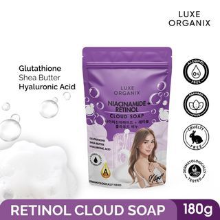 Luxe Organix Niacinamide + Retinol Cloud Soap 180g