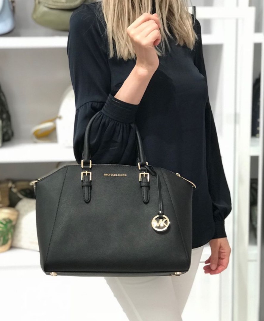 Michael kors ciara large black top