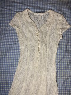 Midi vintage lace dress gown