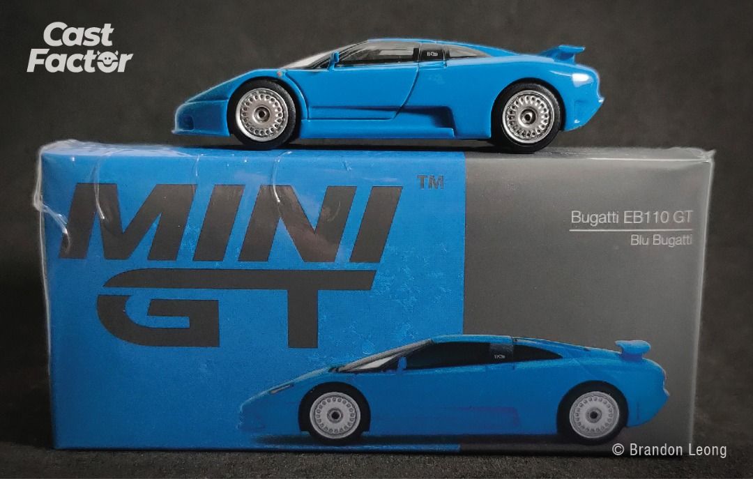 Mini GT 1:64 Bugatti EB110 GT - Blu Bugatti - MiJo Exclusives - M & J Toys Inc. Die-Cast Distribution | Specializing In Die-cast Collectibles Since 1987 - Foto 2