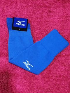 Mizuno Football Sports Socks Soccer Socks BLUE Size L 25cm-27cm High Socks