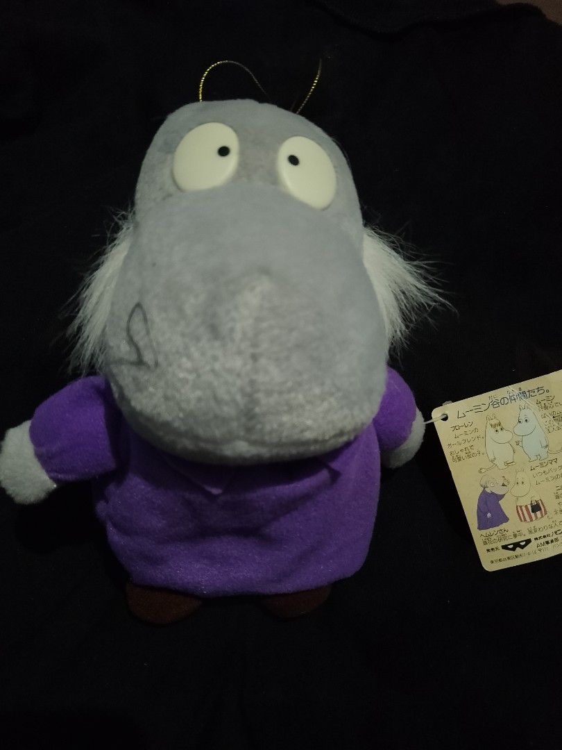 Moomin plush toy 1993 (Category: Plushies & Soft Toys) located in Davao. Submitted by jeffsantos (Listing ID 1308114483, Image 1). Description: .