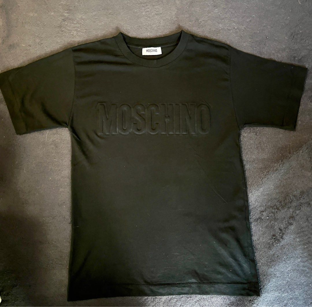 Moschino black t shirt hot sale