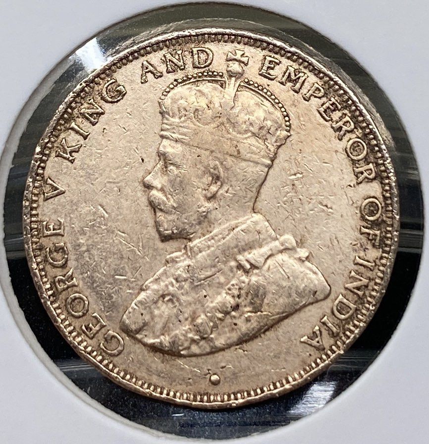 N10.4香港一仙1933年【小一仙】【戰前英皇喬治五世】 香港舊版錢幣