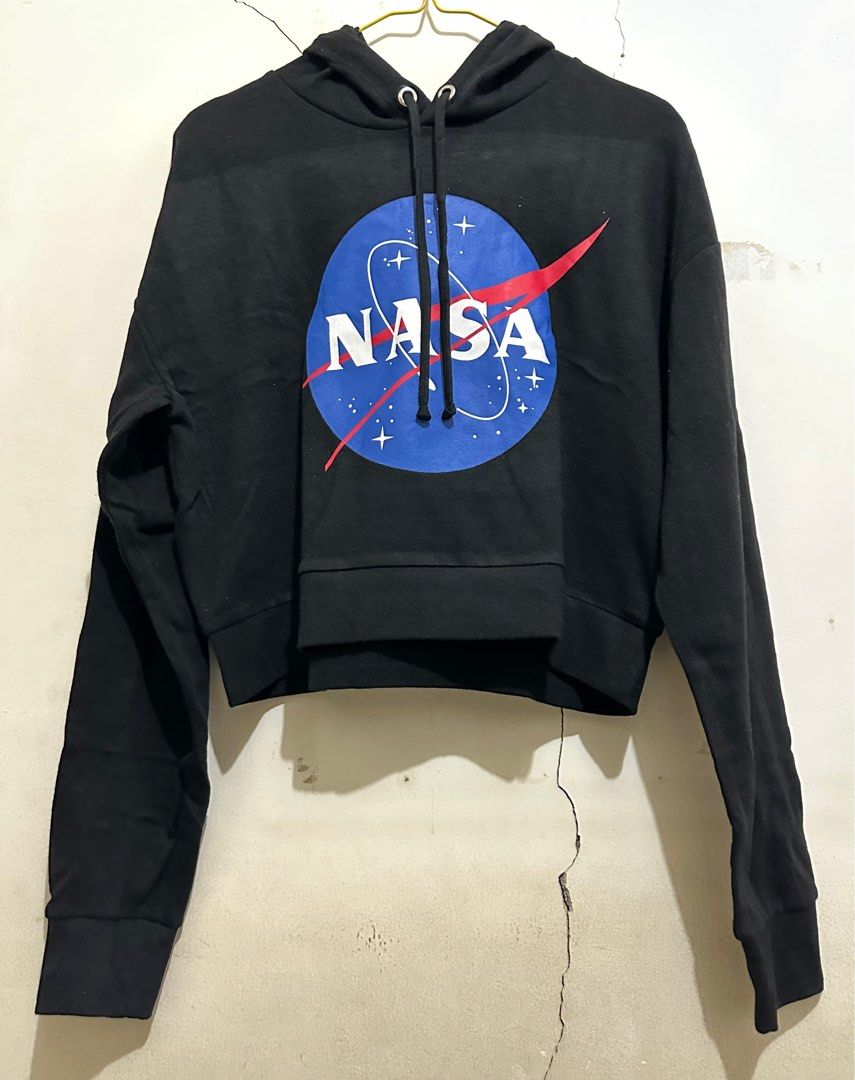 Nasa sweatshirt crop top hot sale