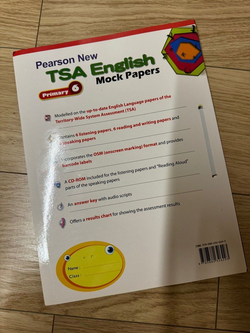 Pearson Note Paper Pearson New TSA English Mock Papers - Primary 6, 興趣及遊戲, 書本 & 文具, 書本及雜誌 ...