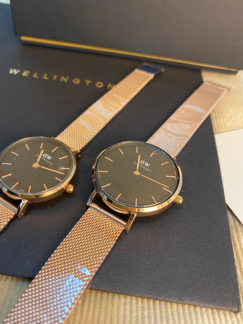 Ori DW Daniel Wellington Classic Petite Melrose Black 28mm 32mm Women s Fashion Watches Accessories Watches on Carousell