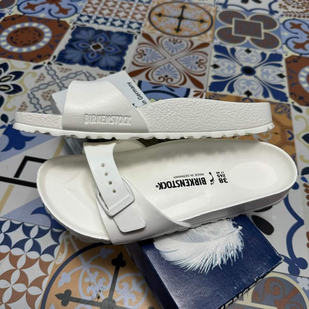 ORIG BIRKENSTOCK Madrid Eva White Women s Fashion Footwear Flats Sandals on Carousell