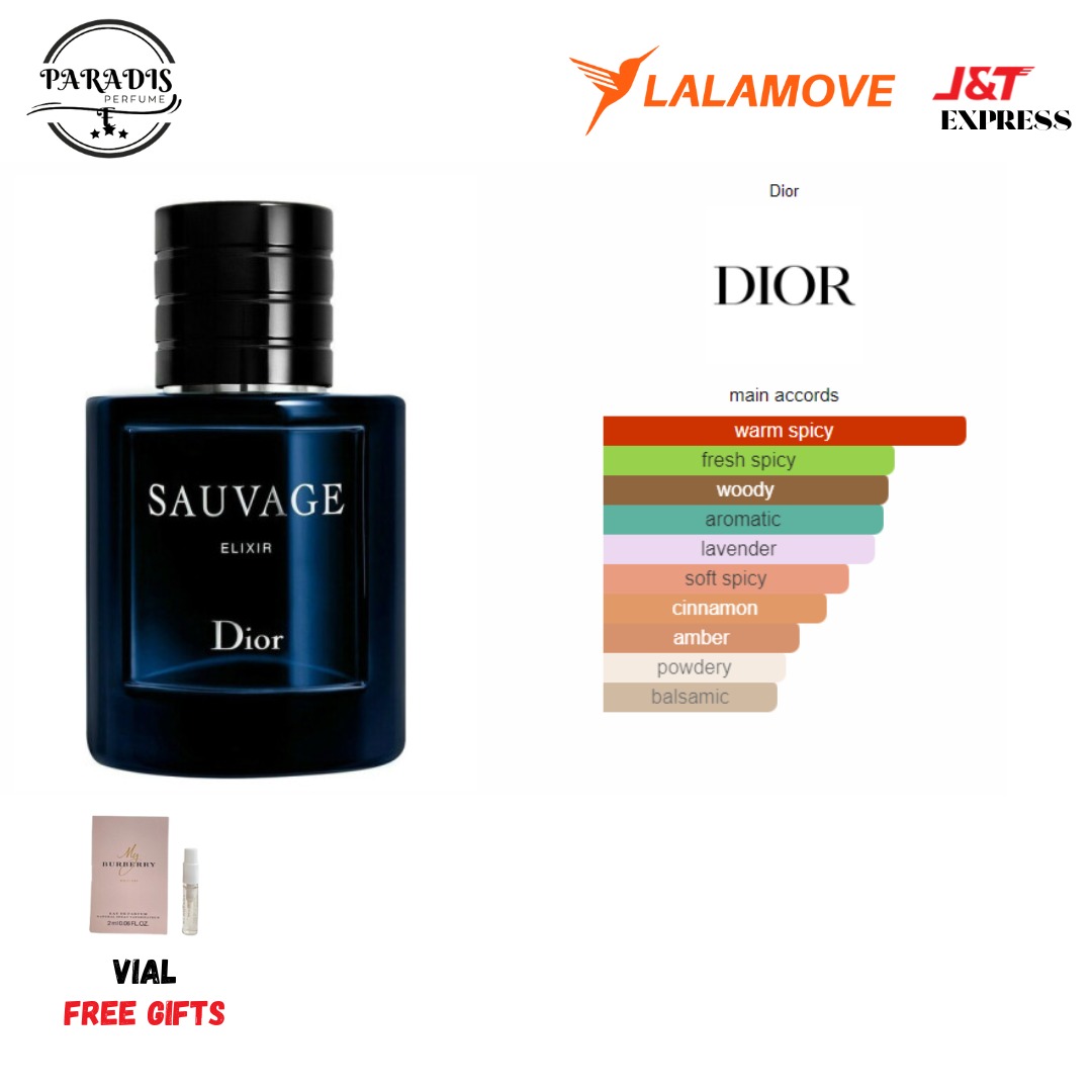 ORIGINAL AUTHENTIC DIOR SAUVAGE ELIXIR 100ML, Beauty & Personal Care ...