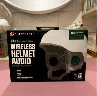 Outdoor Tech - Chips 3.0 - True Wireless Bluetooth Helmet Speakers for Mountain Biking