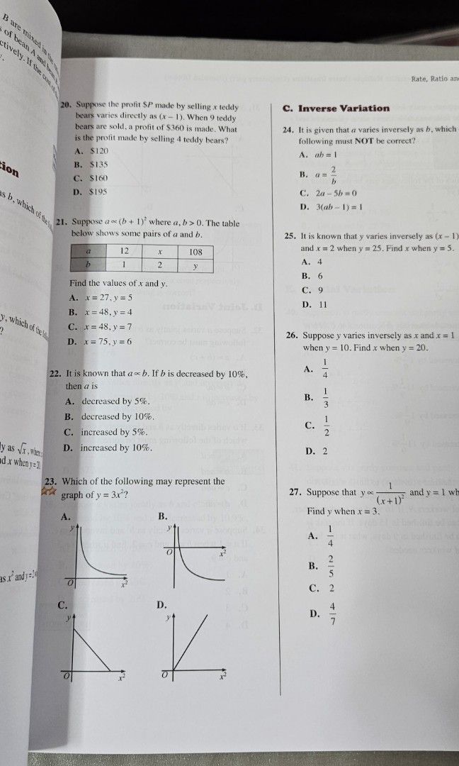 Pan Lloyds DSE Maths MC Questions Compulsory part 一套兩Set, 興趣及遊戲, 書本 ...