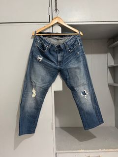 Plus Size Uniqlo Ripped Jeans