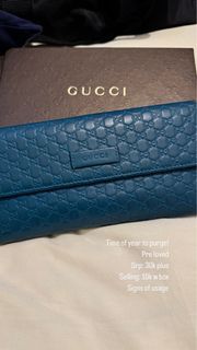 Preloved gucci long wallet