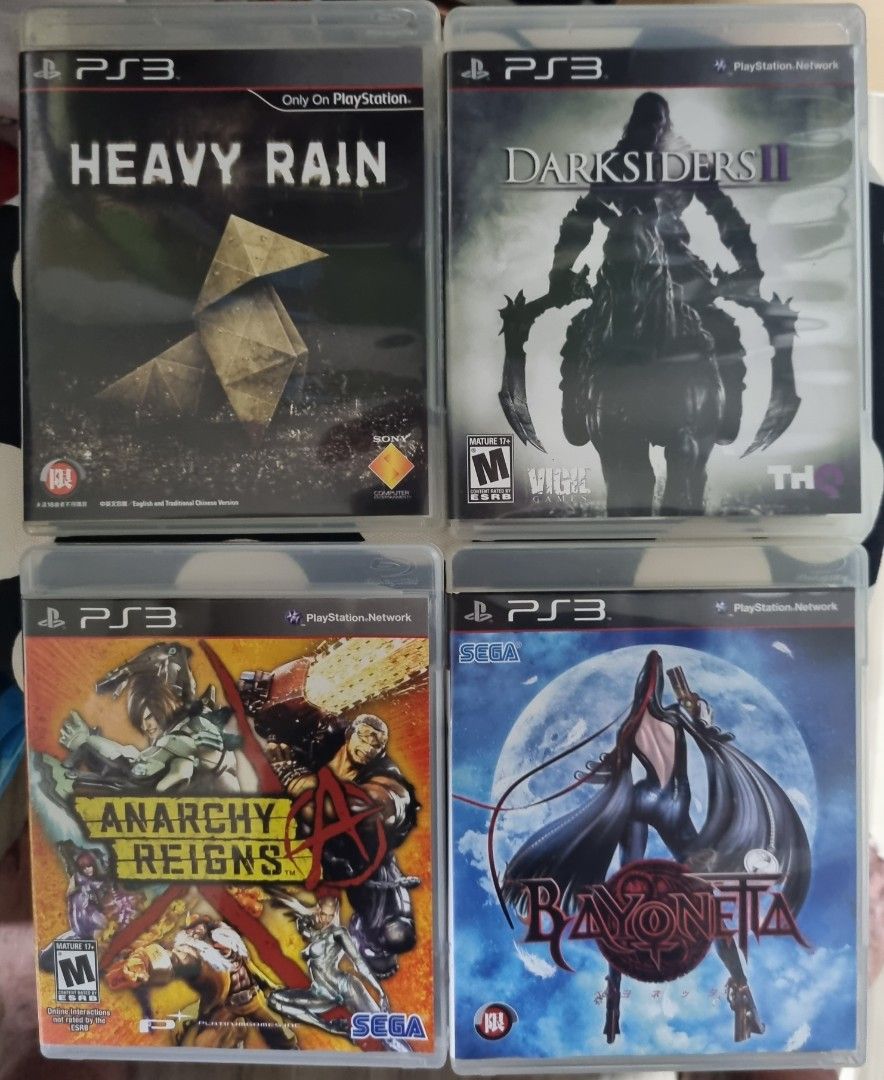 PS3 Games - BAYONETTA, SPORTS CHAMPION, ANARCHY REIGNS, HEAVY RAIN, LITTLE  BIG PLANET, DARKSIDERS II, Video Gaming, Video Games, PlayStation on  Carousell