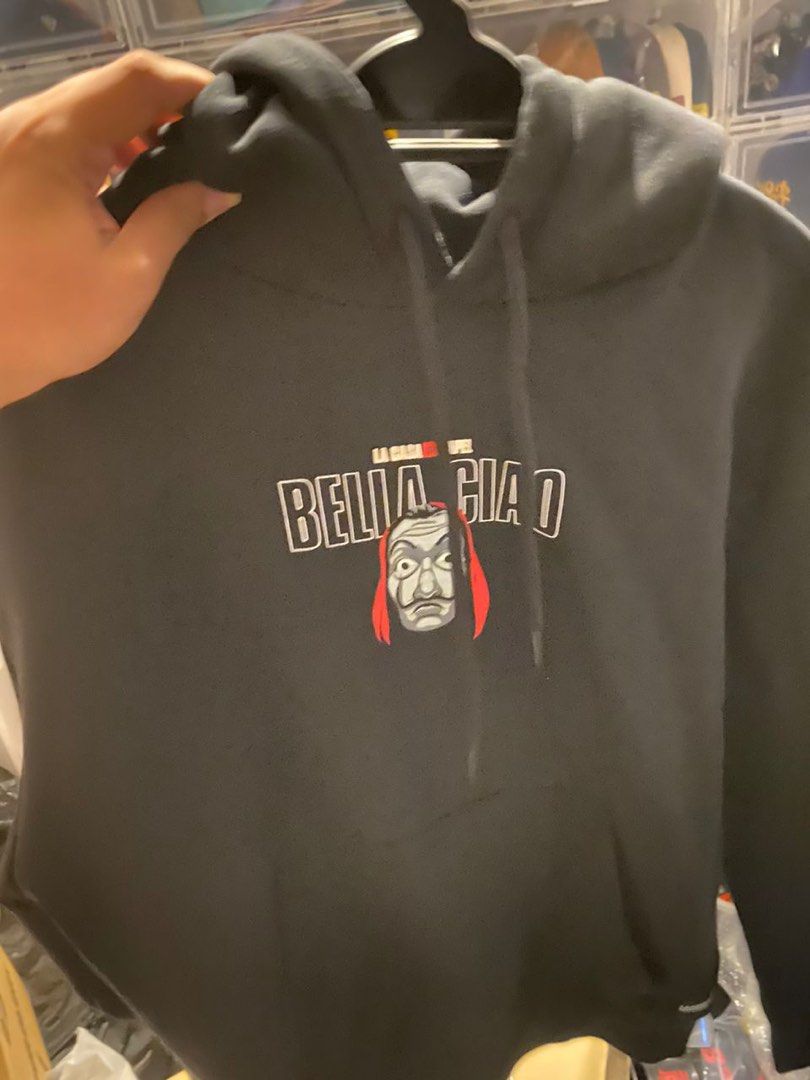 Pull Bear Money Heist Bella Ciao Hoodies Sweater L